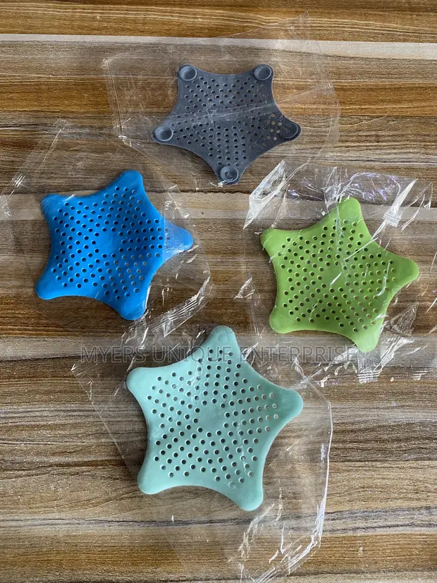 Silicone Kitchen Sink Filter - Star Shape - 5 Pcs - 1