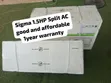 Sigma 1.5HP Split System Air Conditioner - 1