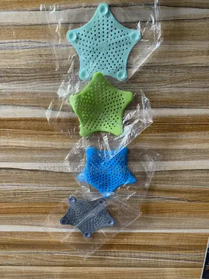 Star Shaped Silicone Kitchen Sink Strainer - 5 Pcs