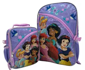 Disney Kids School Bag with Lunch Bag & Water Bottle