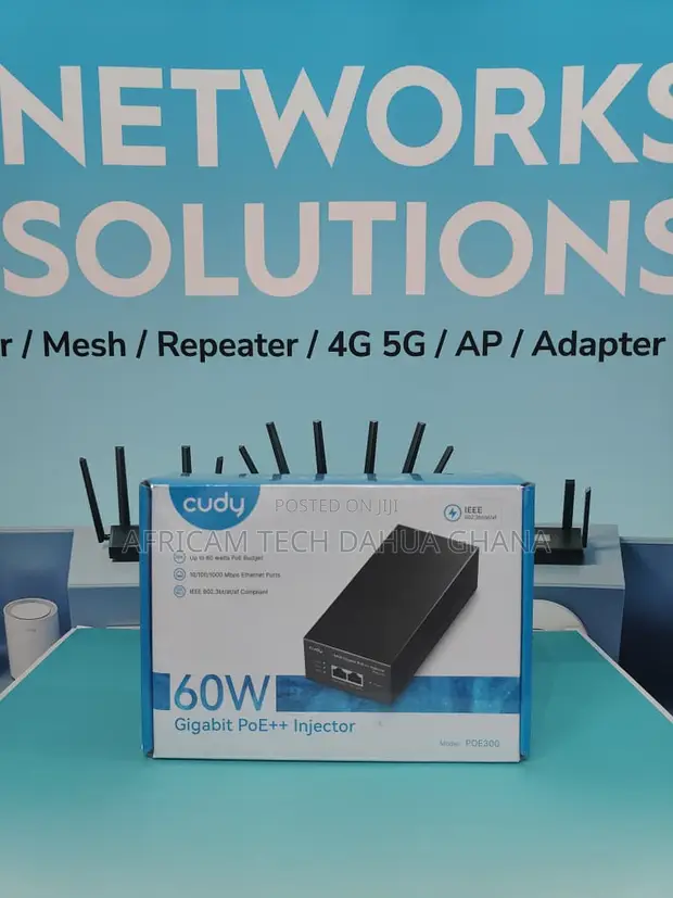 Cudy 60W Gigabit PoE++ Injector - 1