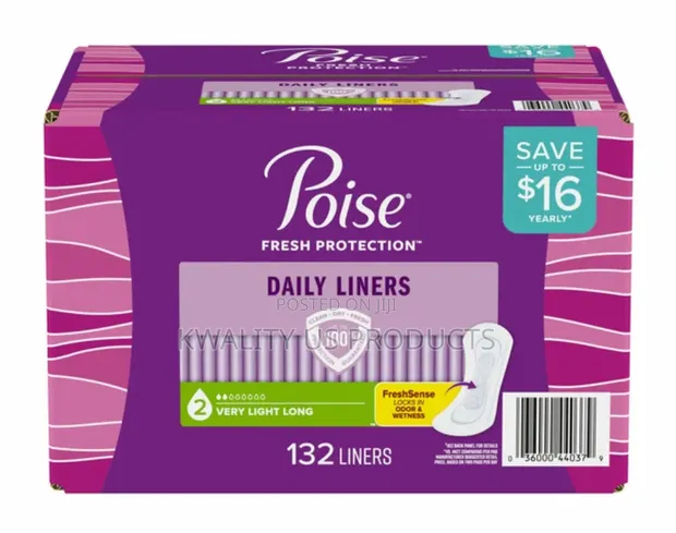 Poise Fresh Protection Panty Liners - 132 Pack - 1