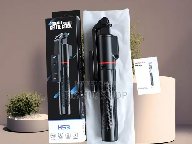 H53 Portable Smartphone Selfie Stick Tripod - 1