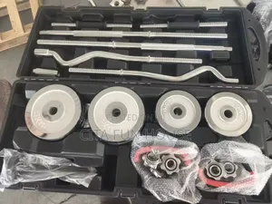 58kg Adjustable Iron Dumbbell Set with Kettlebells