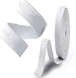 15mm White Non-Slip Silicone Gripper Elastic Tape - 2