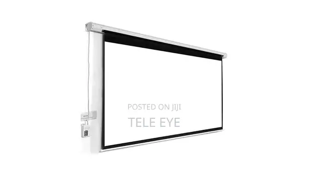180x180cm Electric Motorized Projector Screen - 1