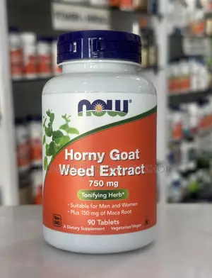 NOW Horny Goat Weed Extract 750mg with Maca Root