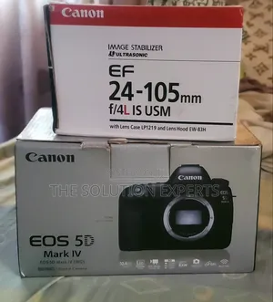 Canon EOS 5D Mark IV DSLR Camera Body with 24-105mm Lens