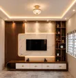 Wood-Mode TV Wall Unit with LED - 2