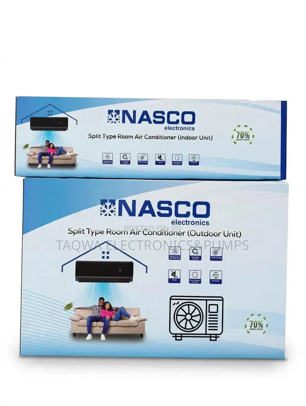 Super Black Nasco 1.5hp Air Conditioner - 1