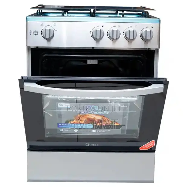 Midea 4 Burner 60x60cm Gas Cooker with Grill - 1