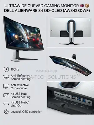 New Alienware AW3423DWF 34" OLED Gaming Monitor
