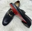 Bespoke Italian Men's Cognac Leather Tassel Loafers (EU 42-43) - 3