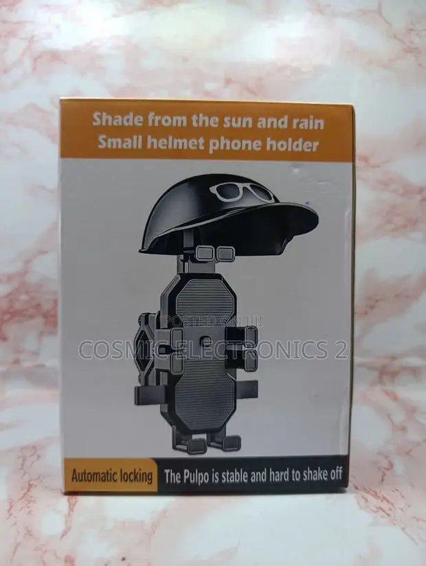 Helmet Style 360° Rotatable Anti-Shake Mobile Phone Holder - 1