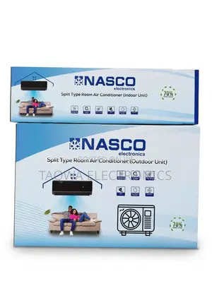 Modernized Black Nasco 1.5HP Split Air Conditioner