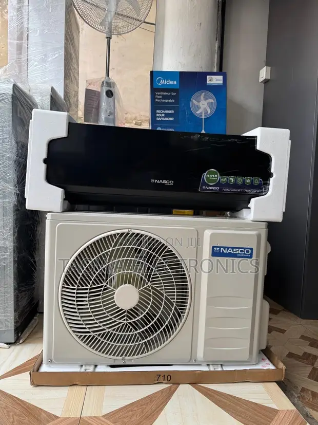 Complete Black Nasco 1.5hp Split Air Conditioner - 1