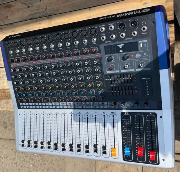 Yamaha KV-120 12-Channel Powered Audio Mixer - 1