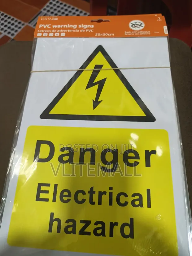 Hazard Electric Danger Sign 20x30cm - 1