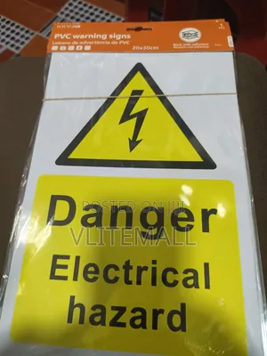 Hazard Electric Danger Sign 20x30cm