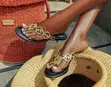 Ohemaa Papabi Handmade Adinkra Crown Slippers - 2