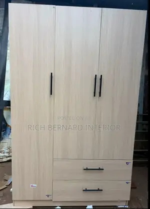 4x6ft Laminated Wardrobe - 2-in-1 Design