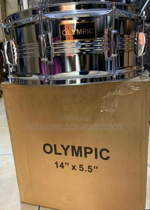 Olympic 14" x 5.5" Metal Snare Drum - 1