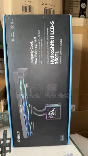 Lian Li HydroShift II LCD-S-360 TL Liquid CPU Cooler - Black