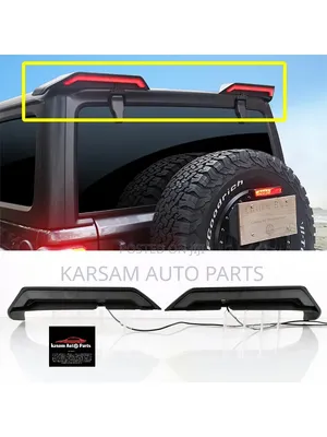 Jeep Wrangler Rear Roof Spoiler with LED