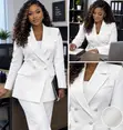 Executive White Ladies Suit - Wool & Co - 2