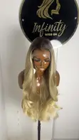 Quality Human Hair Blend Wig - 2