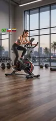 Brand New Spinning Exercise Bike with Monitor - 3