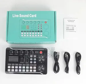 F998 Professional Live Sound Card Mixer with Bluetooth