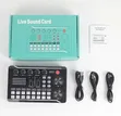F998 Professional Live Sound Card Mixer with Bluetooth - 1