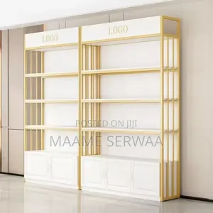 Store Shelves with Cabinet - Retail Display