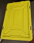 Plastic Storage Containers - Black with Yellow Cover - 5