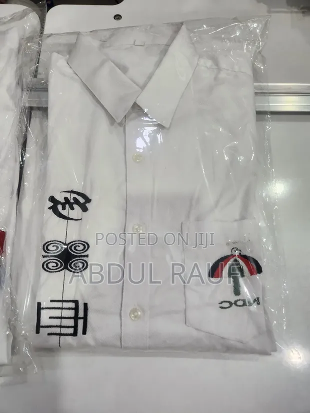 Branded White Cotton Shirt - 1