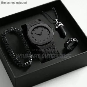 Men's Watch and Jewelry Set