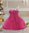Beautiful Pink Party Dress for 1-2 Year Old Girl - 1