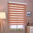 Adam Home Quality Brown Window Blinds - 1