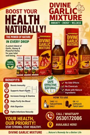 Divine Garlic Mixture & GH Capsules