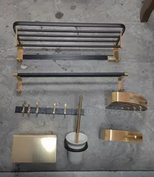 Black and Gold Accessories - 7 Items