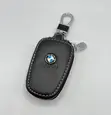 Premium Leather Key Fob Cover for Honda with Clip - 1