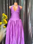 Purple Corset Maxi Dress - 1