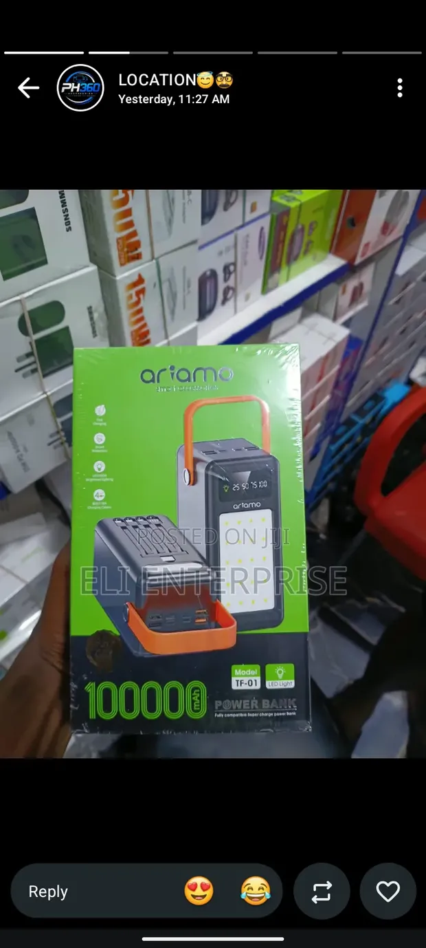 Ariamo 100,000mAh Power Bank - 1