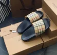Burberry Check Slides - 1