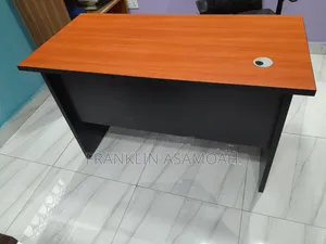 Modern Wooden Office Desk with Storage