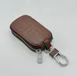Premium Leather Key Fob Cover with Clip for Honda - 3