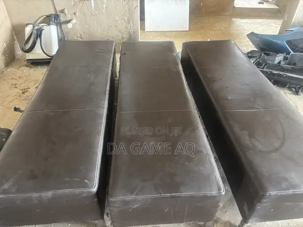 Quality Leather Office / Bedroom Sofa - 1