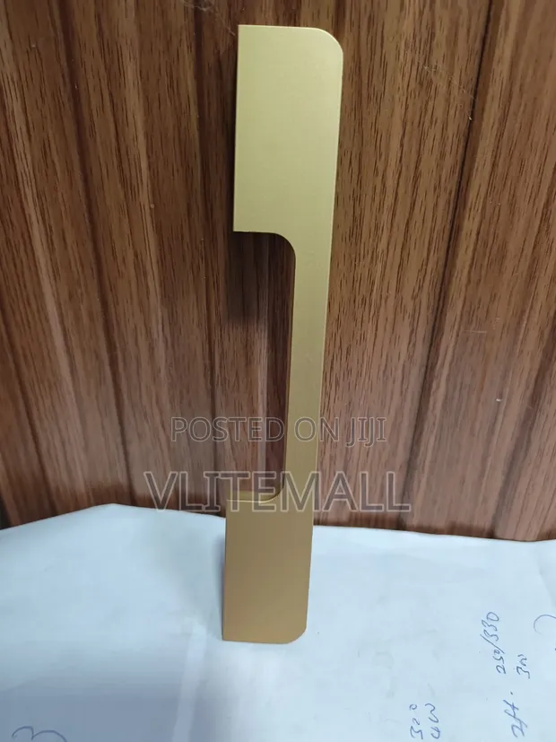 Brass Cabinet Pull Handle Gold 180mm - 1