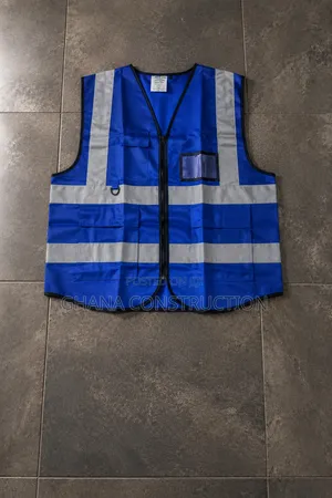 Reflective Safety Vest with Pockets for Construction & Road Work